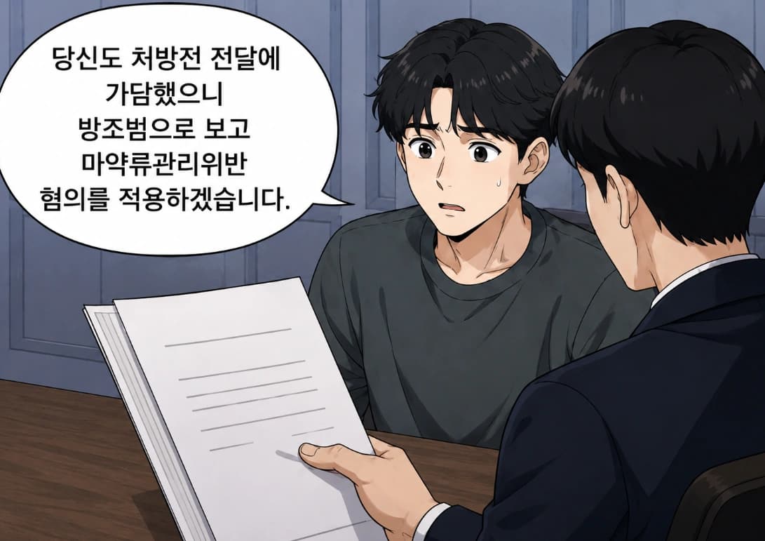 마약류관리 위반 혐의, 방조범 지목된 의뢰인