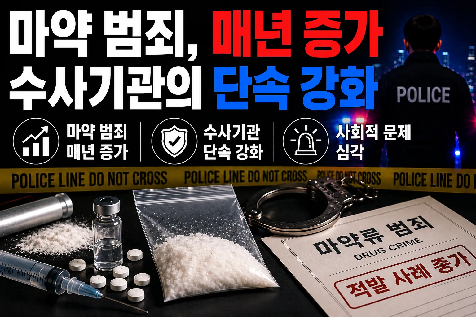 마약법 위반으로 처벌되는 범죄 유형